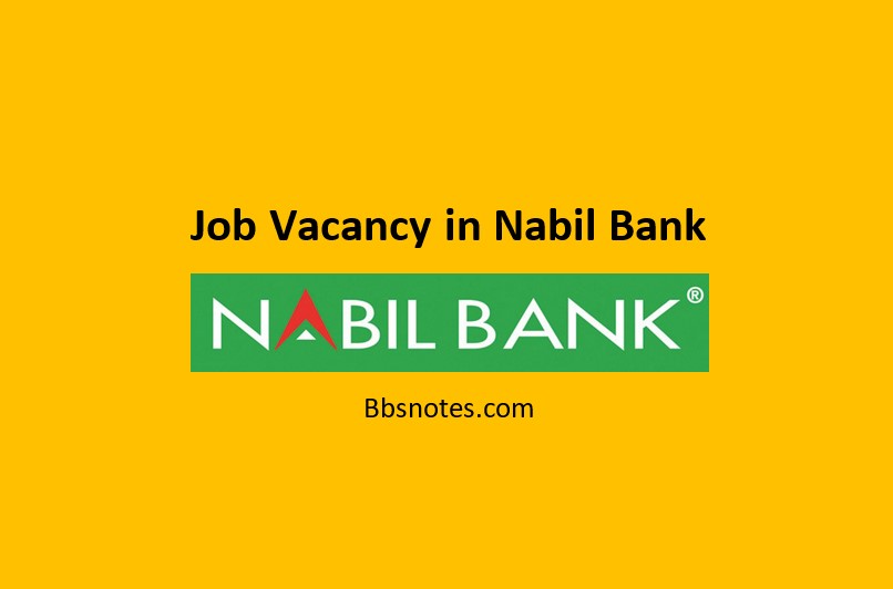Job Vacancy in Nabil Bank Limited