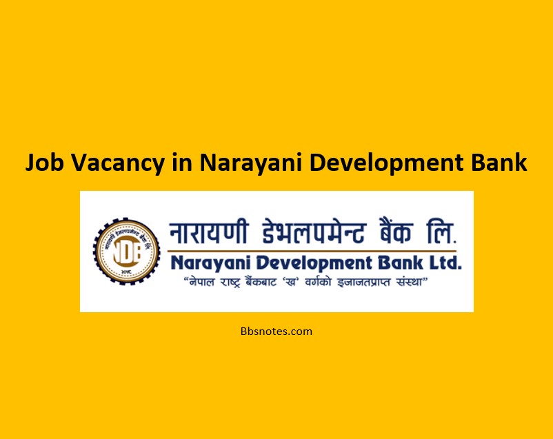 Job Vacancy in Narayani Development Bank