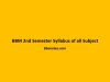 BBM 2nd Semester Syllabus of all Subject BBM second Semester Syllabus of all Subject