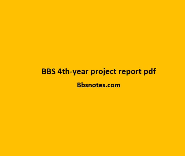 BBS 4th-year project report pdf