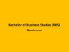 Bachelor of Business Studies (BBS) Bachelor of Business Studies (BBS)