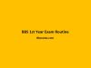 BBS 1st Year Exam Routine 2080 BBS 1st Year Exam Routine 2079