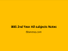 BBS 2nd Year All subjects Notes BBS 2nd Year All subjects Notes