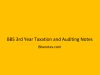 BBS 3rd Year Taxation and Auditing Notes BBS 3rd Year Taxation and Auditing Notes