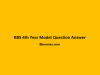 BBS 4th Year Model Question Answer BBS 4th Year Model Question Answer