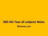BBS 4th Year all subjects Notes BBS 4th Year all subjects Notes