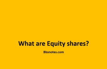 What are Equity shares? What are Equity shares