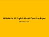 NEB Garde 11 English Model Question Paper NEB Garde 11 English Model Question Paper