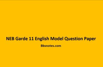 NEB Garde 11 English Model Question Paper NEB Garde 11 English Model Question Paper