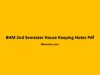 BHM 2nd Semester House Keeping Notes Pdf BHM 2nd Semester House Keeping Notes Pdf
