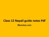 Class 12 Nepali guide notes Pdf Class 12 Nepali guide notes Pdf