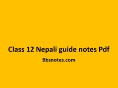 Class 12 Nepali guide notes Pdf Class 12 Nepali guide notes Pdf