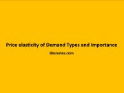 Price elasticity of Demand Types and Importance Price elasticity of Demand Types and Importance