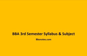 BBA 3rd Semester Syllabus and Subjects BBA 3rd Semester Syllabus and Subjects
