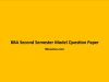 BBA 2nd Semester Model Question Paper BBA Second Semester Model Question Paper