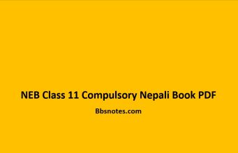 NEB Class 11 Compulsory Nepali Book Pdf NEB Class 11 Compulsory Nepali Book