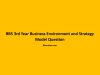 BBS 3rd Year Business Environment and Strategy Model Question BBS 3rd Year Business Environment and Strategy Model Question