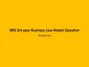 BBS 3rd year Business Law Model Question BBS 3rd year Business Law Model Question