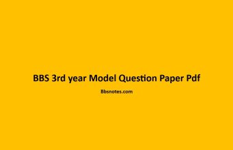 BBS 3rd year Model Question Paper Pdf BBS 3rd year Model Question Paper Pdf