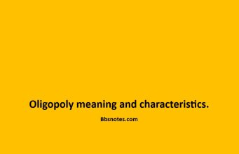 Oligopoly meaning and characteristics Oligopoly meaning and characteristics