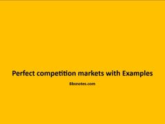 Perfect competition markets with Examples Perfect competition markets with Examples