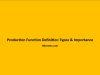 Production Function Definition Types & Importance Production Function Definition Types & Importance