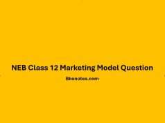 NEB Class 12 Marketing Model Question 2080 NEB Class 12 Marketing Model Question