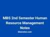 MBS 2nd Semester Human Resource Management Notes Pdf MBS 2nd Semester Human Resource Management Notes Pdf
