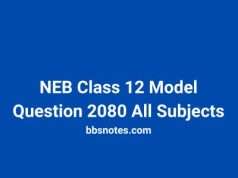 NEB Class 12 Model Question 2080 All Subjects NEB Class 12 Model Question 2080 All Subjects