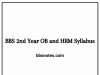 BBS 2nd Year OB and HRM Syllabus BBS 2nd Year OB and HRM Syllabus