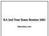 TU B.A 2nd Year Exam Routine 2081 TU B.A 2nd Year Exam Routine 2081