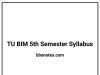 TU BIM 5th Semester Syllabus PDF TU BIM 5th Semester Syllabus PDF