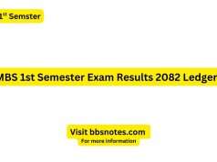 MBS 1st Semester Exam Results 2082 Ledgers MBS 1st Semester Exam Results 2082 Ledgers