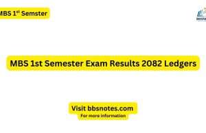MBS 1st Semester Exam Results 2082 Ledgers MBS 1st Semester Exam Results 2082 Ledgers