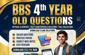 BBS 4th Year Old Questions Paper PDF BBS 4th Year Old Questions Paper PDF