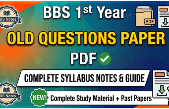 BBS 1st Year Old Questions Paper PDF BBS 1st Year Old Questions Paper PDF