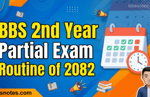 BBS 2nd Year Partail Exam Routine of 2082 BBS 2nd Year Partail Exam Routine of 2082