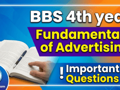 BBS 4th year Fundamentals of Advertising Important Questions BBS 4th year Fundamentals of Advertising Important Questions