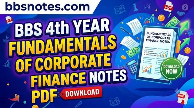 BBS 4th year Management of Financial Institutions Notes PDF
