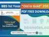 BBS 1st Year Old is Gold 2083 PDF free download BBS 1st Year Old is Gold 2083 PDF free download
