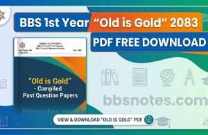 BBS 1st Year Old is Gold 2083 PDF free download BBS 1st Year Old is Gold 2083 PDF free download