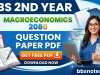 BBS 2nd Year Macroeconomics 2080 Question Paper PDF BBS 2nd Year Macroeconomics 2080 Question Paper PDF