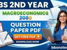BBS 2nd Year Macroeconomics 2080 Question Paper PDF BBS 2nd Year Macroeconomics 2080 Question Paper PDF