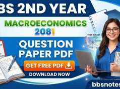 BBS 2nd Year Macroeconomics 2081 Question Paper PDF BBS 2nd Year Macroeconomics 2081 Question Paper PDF