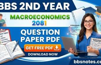 BBS 2nd Year Macroeconomics 2081 Question Paper PDF BBS 2nd Year Macroeconomics 2081 Question Paper PDF