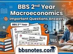 BBS 2nd Year Macroeconomics Important Questions Answers BBS 2nd Year Macroeconomics Important Questions Answers