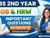 BBS 2nd Year OB and HRM Important Questions PDF BBS 2nd Year OB and HRM Important Questions PDF