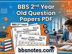 BBS 2nd Year Old Question Papers PDF BBS 2nd Year Old Question Papers PDF
