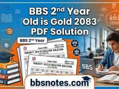BBS 2nd Year Old is Gold 2083 PDF Solution BBS 2nd Year Old is Gold 2083 PDF Solution