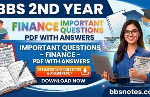 BBS 2nd Year Finance Important Questions PDF with Answers BBS 2nd Year Finance Important Questions PDF with Answers